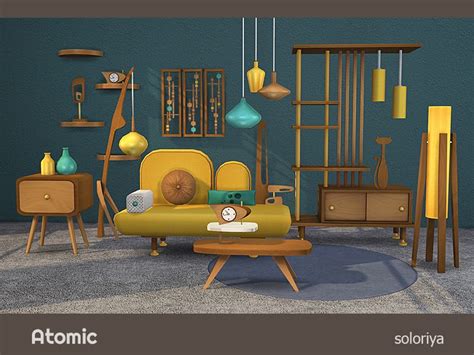 Mid Century Decor Sims 4 - decorooming.com