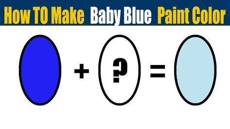 How To Make Baby Blue Paint Color - What Color Mixing To Make Baby Blue ...