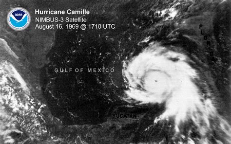 50 Years After Hurricane Camille, NOAA Satellites Keep U.S. Weather ...