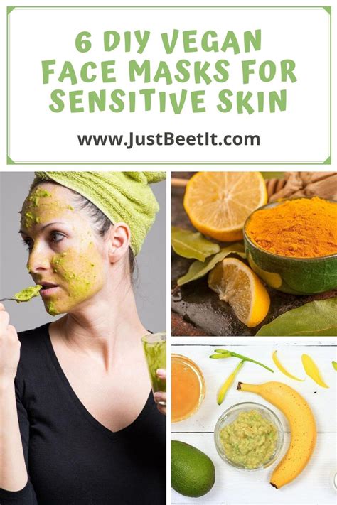 6 Vegan Face Masks for Sensitive Skin Using Food from Your Fridge ...