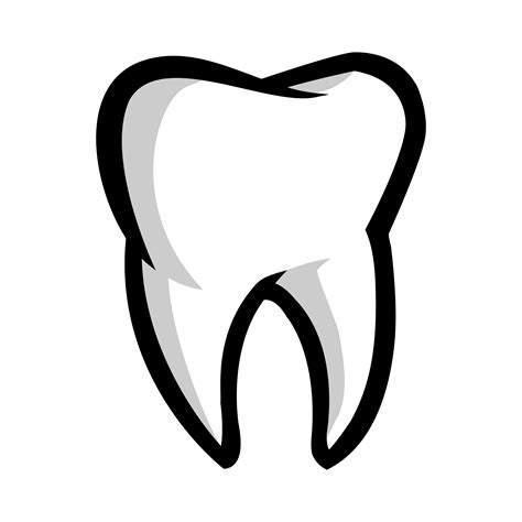 Tooth vector icon 553427 Vector Art at Vecteezy