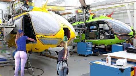 Inside the Helicopter Assembly Plant: Witness the Intricate ...