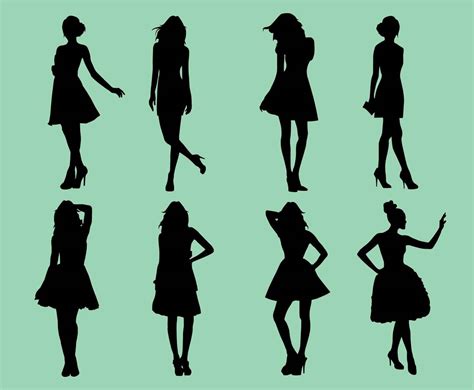 Woman Silhouette Vector Free Download