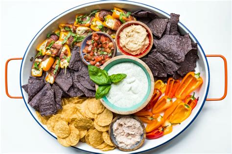 Summer Chips and Dips Tray - Reluctant Entertainer