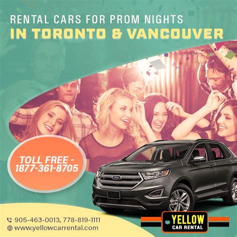 Rental Cars For Prom Nights in Toronto & Vancouver | Car rental ...