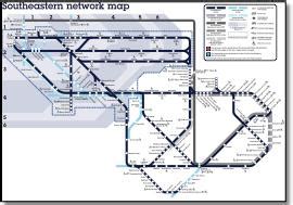 South Eastern train / rail maps