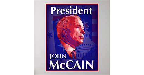 President John McCain Poster | Zazzle