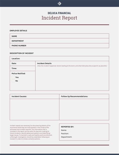 Unique Incident Report Template Covid Joining After Transfer Sample