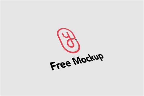 Free Minimal Perspective Logo Mockup (PSD)