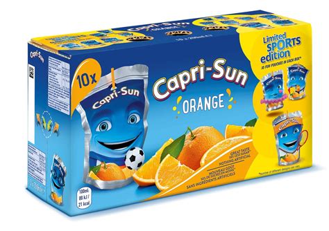 Buy Capri-Sun Orange Juice Drink Pouches 10 x 200ml (6 Boxes) Online at ...