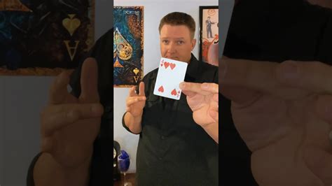 Crazy trick with a playing card! #magician #magic #impossible # ...