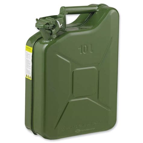 Buy GroundMaster 10L Jerry Can Container - Petrol Oil Water Diesel Fuel ...