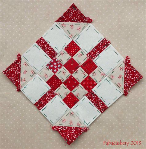 Fabadashery: Nearly Insane Quilt - Block 12