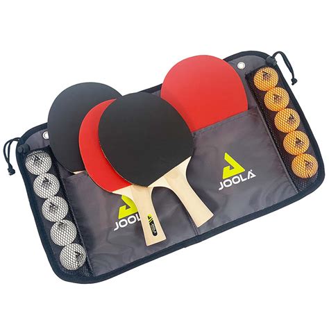 Joola Table Tennis Family Set (4 Bats, 10 Balls, and bag) | Tennis ...