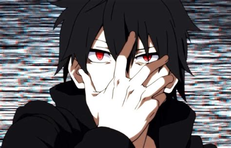 Black Hair Red Eyes | Anime Amino