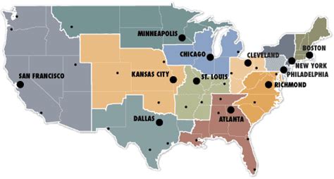 Federal Reserve Districts Map | St. Louis Fed