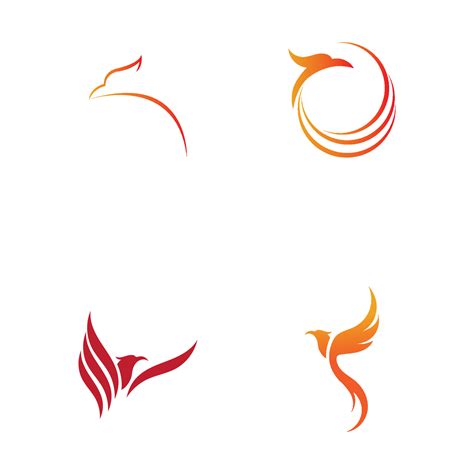 Phoenix logo design vector illustration 4680583 Vector Art at Vecteezy