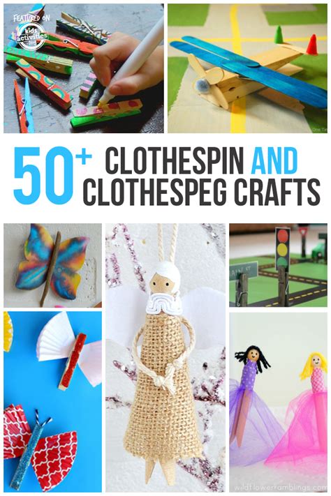 20+ Creative Clothespin Crafts | Kids Activities Blog