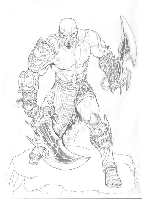 Kratos Drawing Images - Drawing Skill