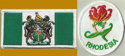 Rhodesian Flag and Flame Lily Patch Combo