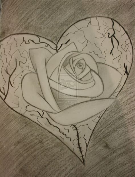 Broken Heart Drawing at GetDrawings | Free download