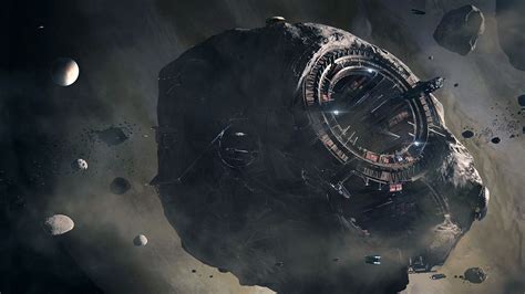 Asteroid, Michael Oberschneider | Space art, Sci fi concept art ...