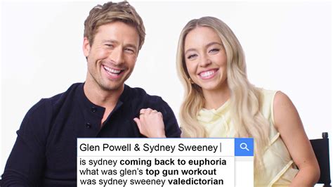 Watch Sydney Sweeney and Glen Powell Answer The Web's Most Searched ...