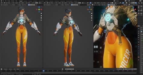 FlyCat Fly - Tracer Character Modeling - Blender 3.1 - Full process ...