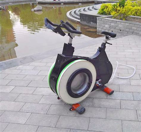 There's Now an Exercise Bike That Doubles as a Washing Machine