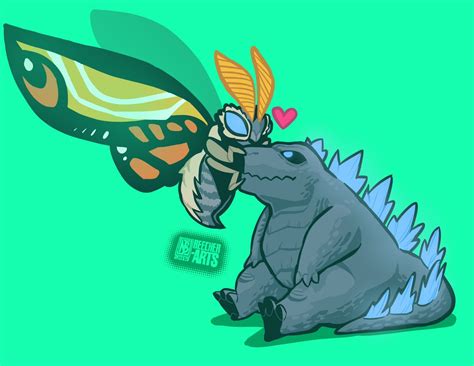 FANART for GODZILLA x MOTHRA