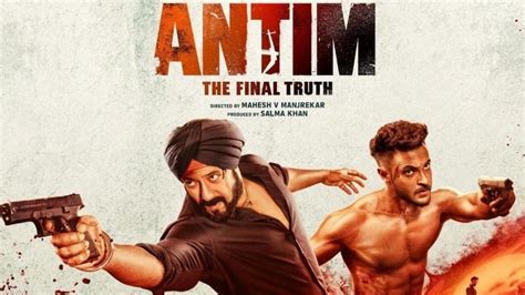 Antim: Salman Khan, Aayush Sharma's thrilling face-off poster makes ...