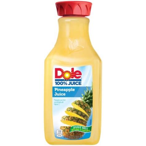 Dole 100% Juice Pineapple Juice, 59 fl oz - Ralphs