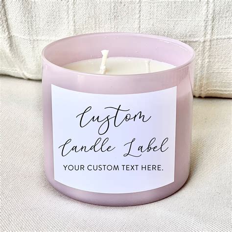 Custom Candle Labels Three Wick Candle Labels Christmas - Etsy