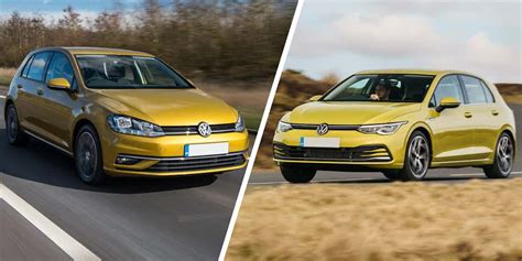 Volkswagen Golf Mk 8 vs Golf Mk7 - Compare | carwow