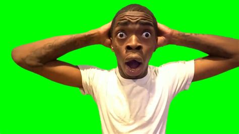 Shocked Guy Guy Twitter Reaction Meme (Green Screen) – CreatorSet