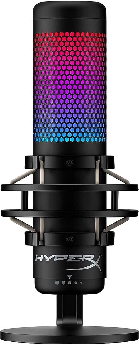 HyperX QuadCast S – RGB USB Condenser Microphone for PC, PS4 and Mac ...