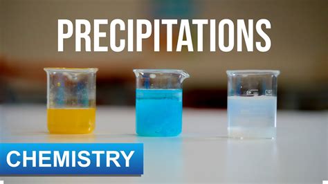 Precipitation Reaction Examples Chemistry