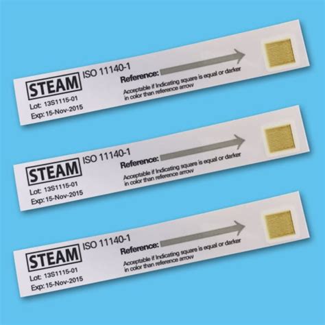 Microspec™ Steam Sterilisation Indicator Strips Steam Sterilization ...