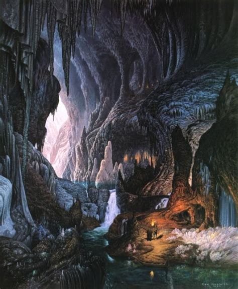 I love this illustration--the glittering caves of Aglarond | Middle ...