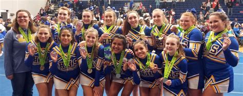 Highlands School cheerleading teams both medal in their first ...