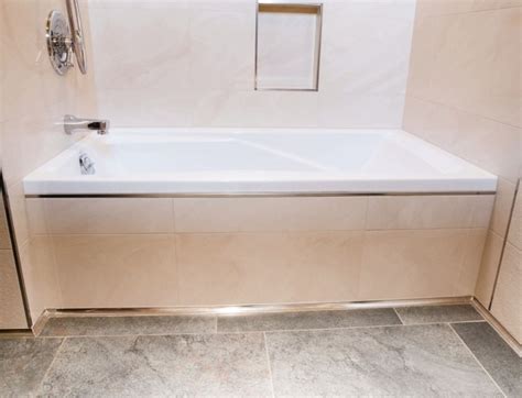 Inspiring Bathtub Floor Trim Make A Splash Schluter - Bathtub Designs