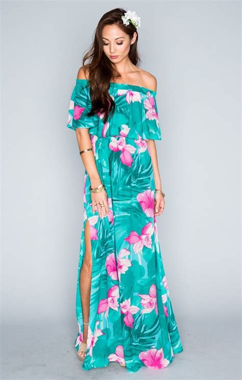 Hacienda Maxi Dress ~ Lei Bay | Luau outfits, Luau dress, Hawaiian ...