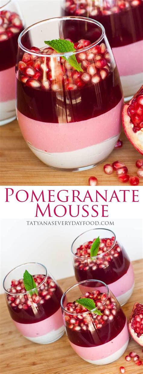 pomegranate dessert