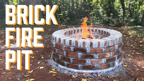 What Kind Of Bricks For Fire Pit - Backyard fire pit built with spare ...