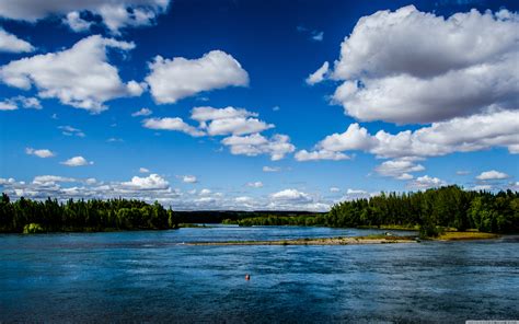 Summer river scenery wallpaper | 3840x2400 | #32027