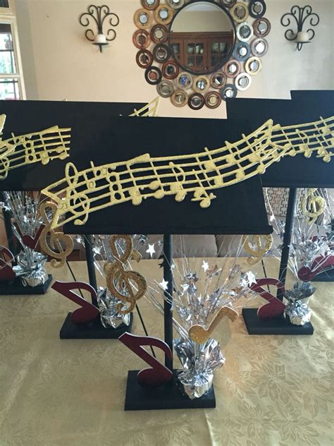 Music Centerpieces | Music themed parties, Music centerpieces, Music ...