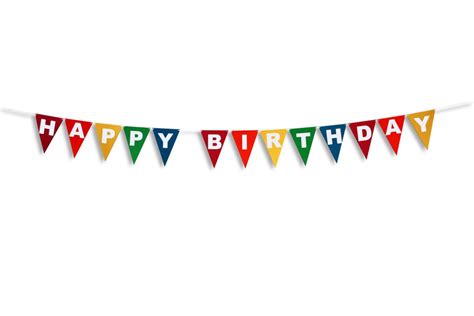 HAPPY BIRTHDAY Flag Banner Happy Birthday Flag Garland - Etsy