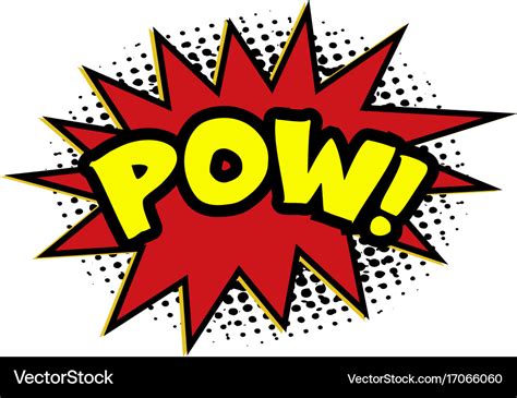 Isolated comic onomatopoeia Royalty Free Vector Image