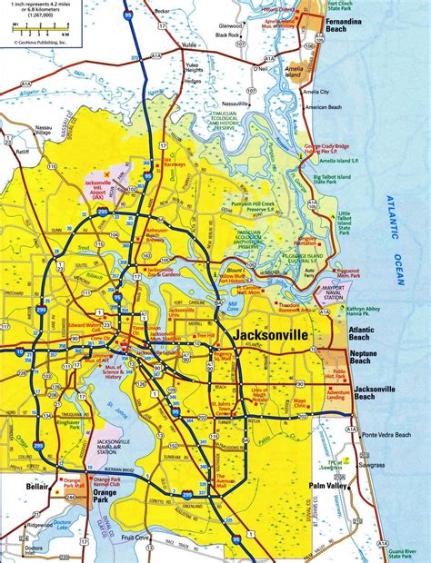 Large Jacksonville Maps for Free Download and Print | High-Resolution ...