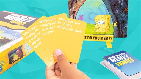 The SpongeBob What Do You Meme? Game Is Social Media Gold - The Toy Insider